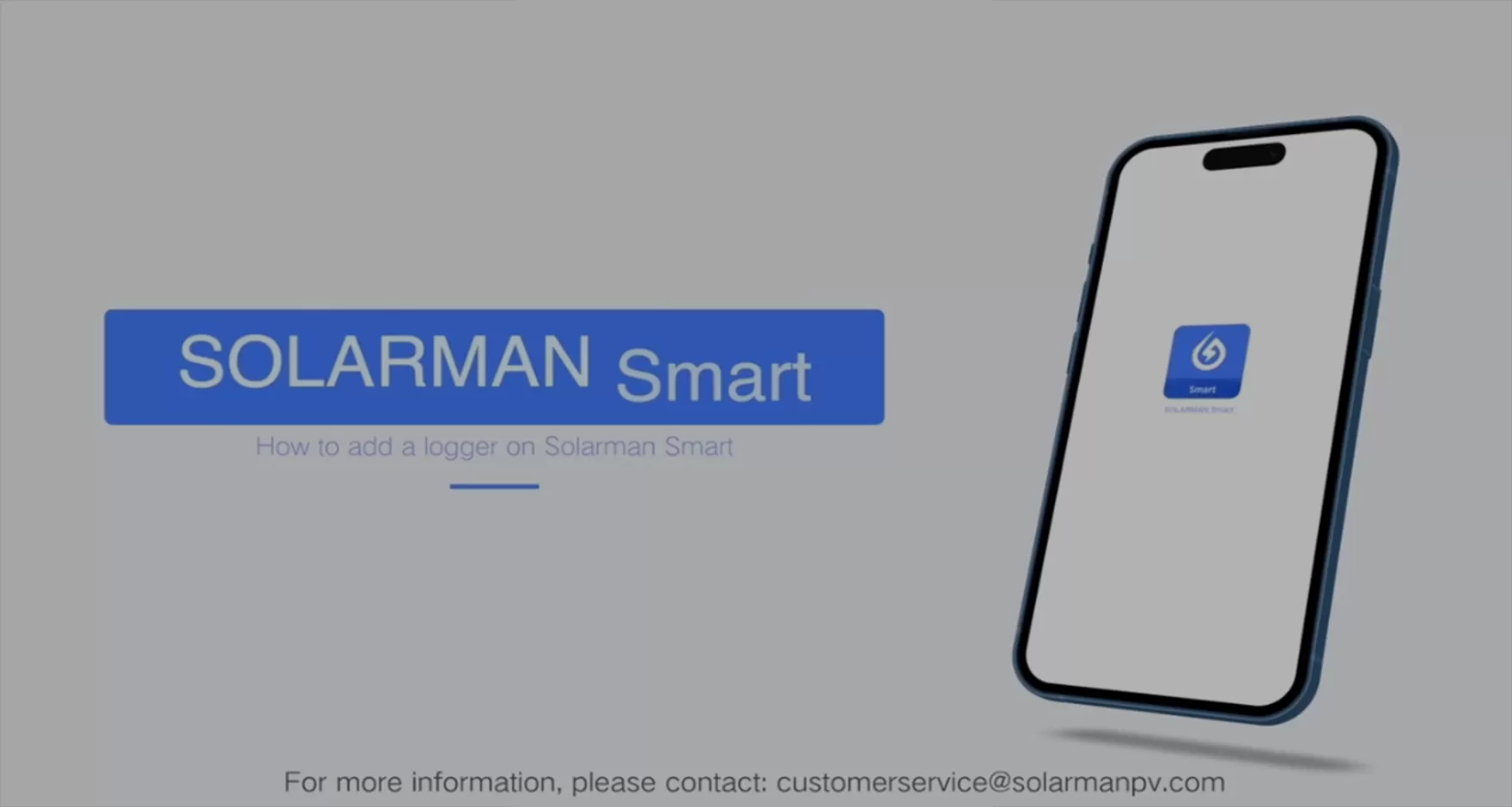 Vidéo de SOLARMAN Smart