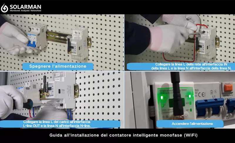 Introduzione E Guida All'installazione Compteur Intelligent Dello SOLARMAN