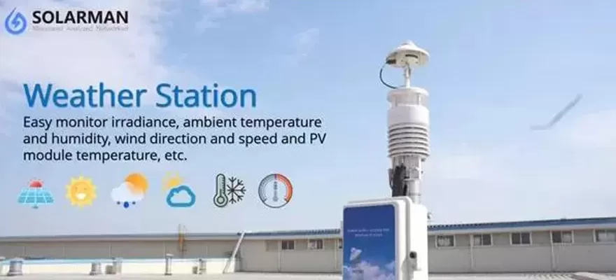 Station météorologique pleine de technologie