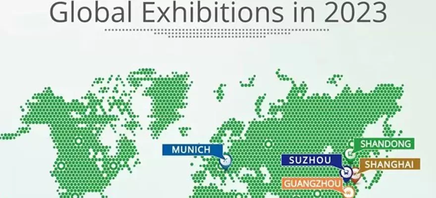 SOLARMAN Expositions mondiales en 2023