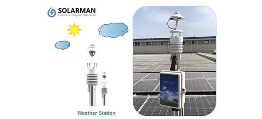 Station météorologique SOLARMAN-Agent du renseignement pour le système PV